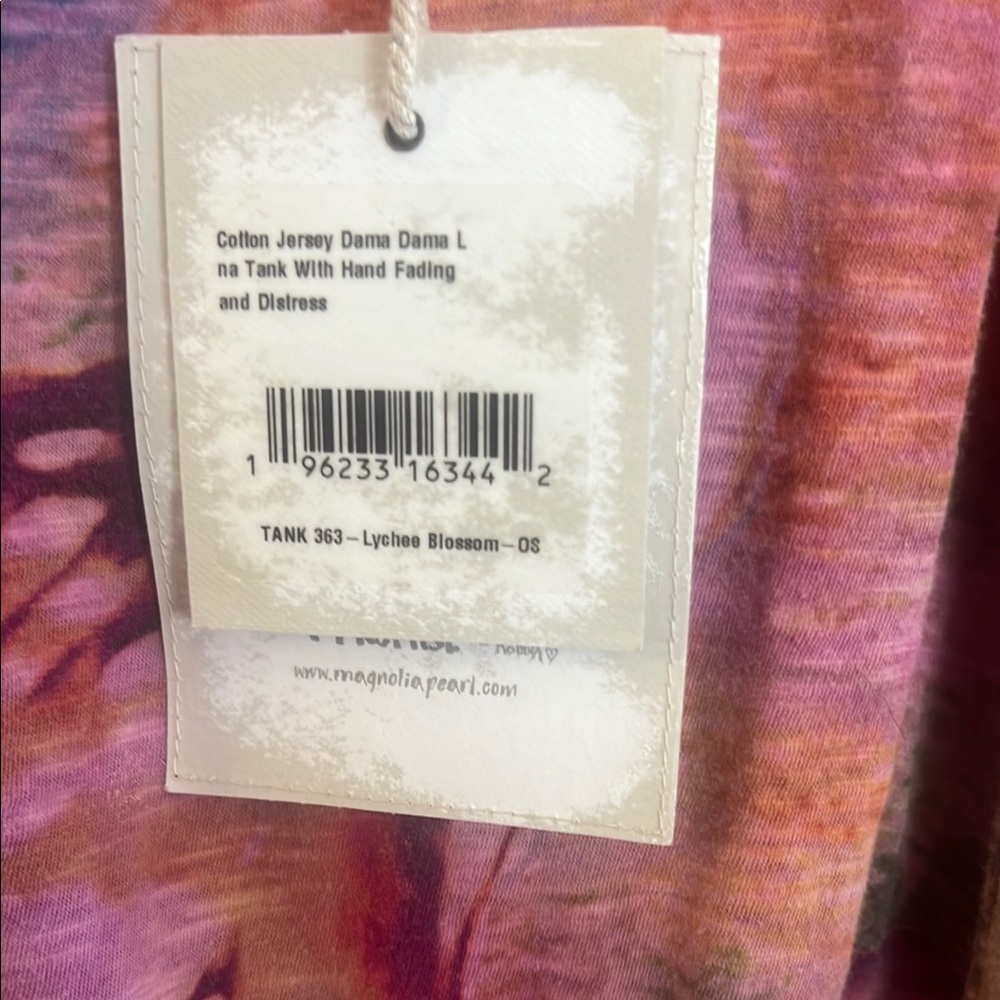 Magnolia Pearl Pink and Orange Tank